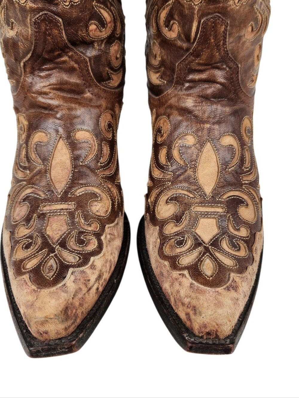 Old Gringo Linda L1025-4 Leather Cheetah Brown Tan Western Boot Womens Size 7.5B - Picture 9 of 14